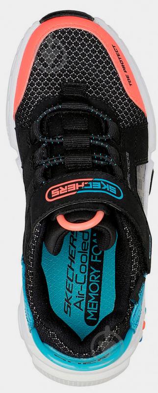 Кроссовки для девочек Skechers 402260L BKMT р.35 черные - фото 3