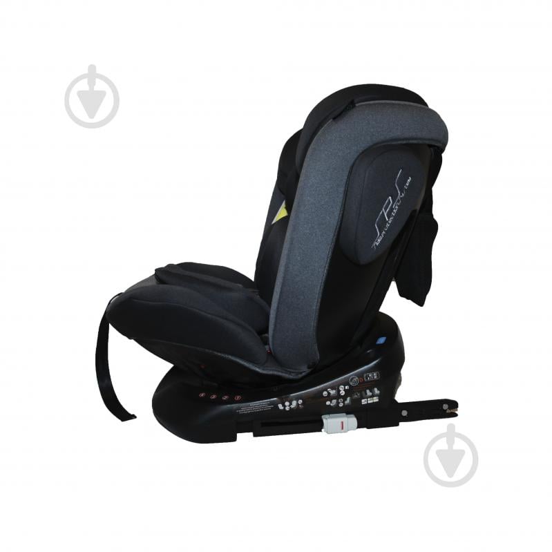 Автокрісло Happy Baby Boss Automotive 4579 +4618 сіро-чорний black/grey HB636 - фото 3