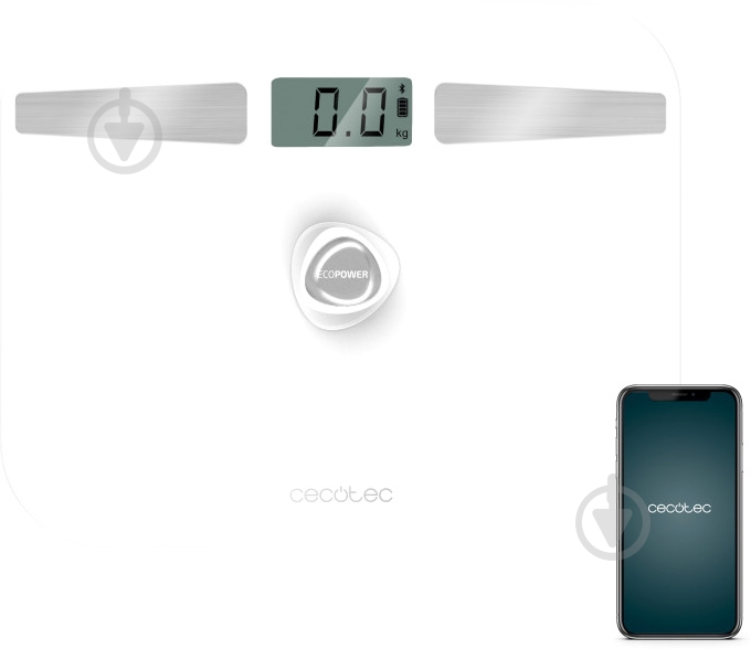 Ваги підлогові CECOTEC Surface Precision EcoPower 10200 Smart Healthy White CCTC-04254 - фото 1