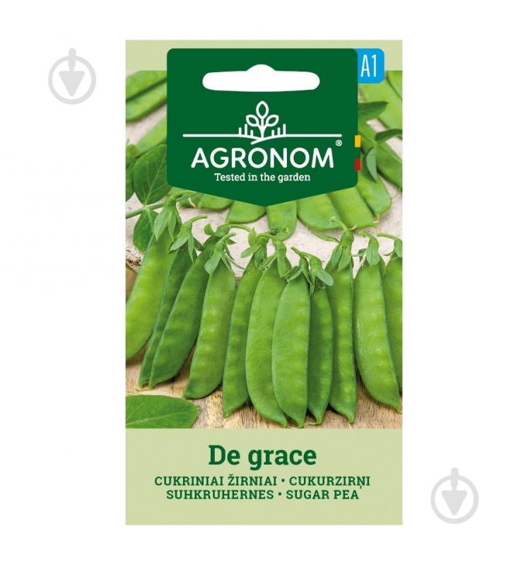 Семена горох Сахарный де Грас 10 г 50 шт. Agronom - фото 1