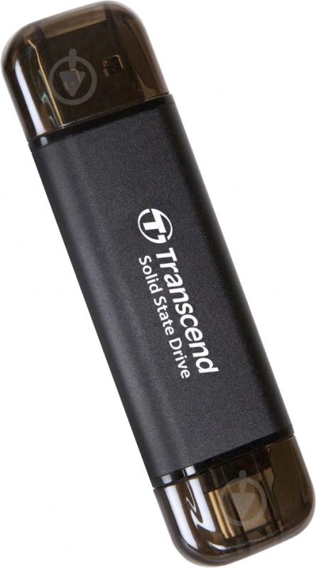 SSD-накопичувач Transcend USB 10Gbps Type C/A 512GB Portable USB 3.2 3D NAND (TS512GESD310C) - фото 4