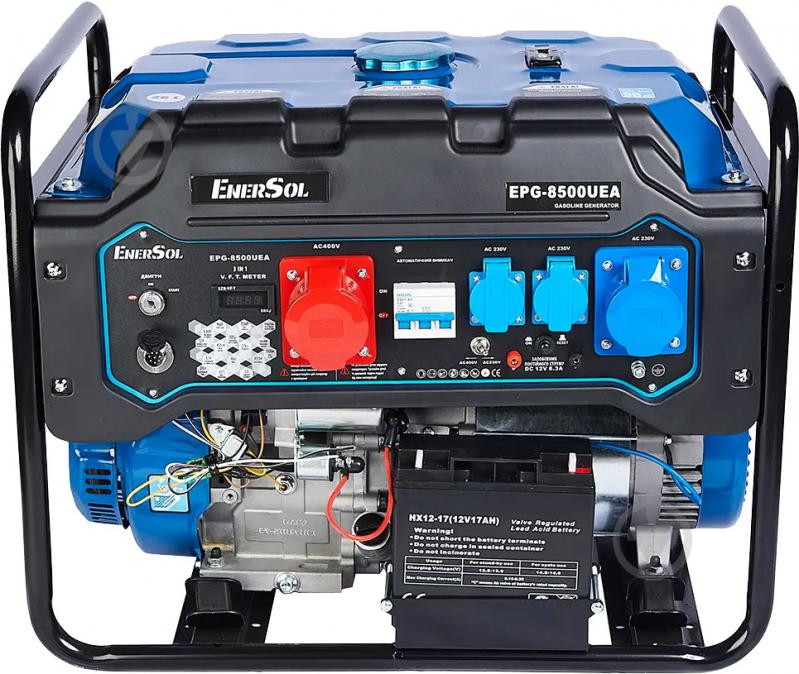 Генератор бензиновий EnerSol 8 кВт / 8,5 кВт 400 В EPG-8500UEA - фото 1