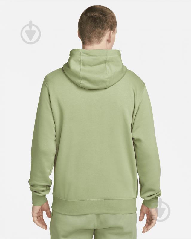 Джемпер Nike M NSW CLUB HOODIE FZ BB BV2645-386 р. S зелений - фото 2