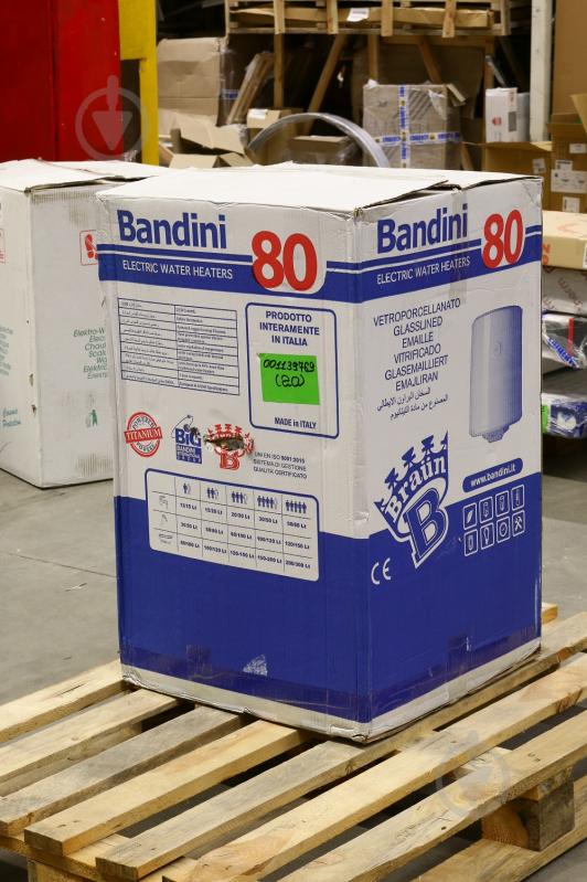 УЦЕНКА! Бойлер Bandini SE 80R 80 л. 2,0 кВт 700 x 460 мм - фото 2