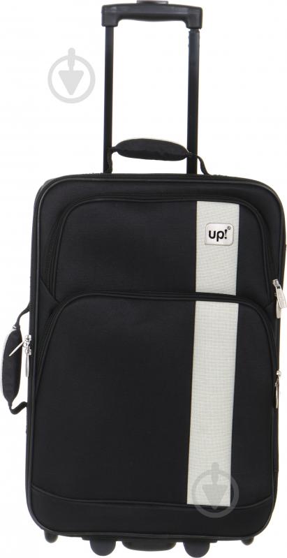 Чемодан UP! (Underprice) 23 л черный 51х35х17 см - фото 3