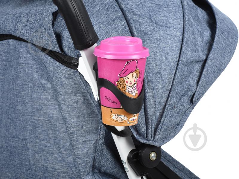 Коляска прогулочная Miqilong DG712 синий - фото 5