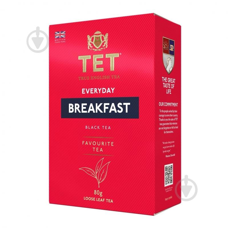 Чай чорний TET Everyday Breakfast листовий 80 г - фото 1