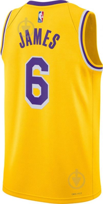 Футболка Nike LAL MNK DF SWGMN JSY ICN 22 DN2009-728 р.2XL жовтий - фото 3