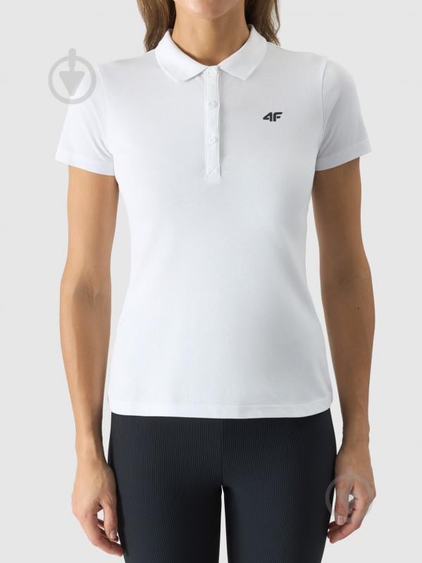 Поло 4F POLO SHIRT F132 4FWSS24TPTSF132-10S р.XS білий - фото 5