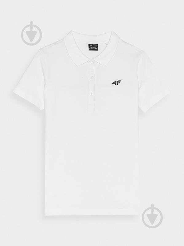 Поло 4F POLO SHIRT F132 4FWSS24TPTSF132-10S р.XS білий - фото 6