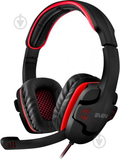 Наушники Sven AP-G855MV black/red - фото 1 Наушники Sven AP-G855MV black/red - фото 1