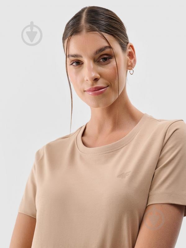 Футболка 4F TSHIRT F2356 4FWMM00TTSHF2356-83S р.L бежевий - фото 4 Футболка 4F TSHIRT F2356 4FWMM00TTSHF2356-83S р.L бежевий - фото 4