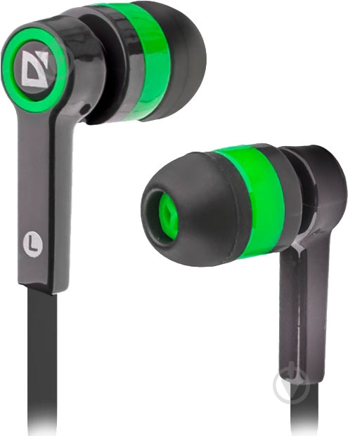 Наушники Sven E-107 black/green - фото 2 Наушники Sven E-107 black/green - фото 2