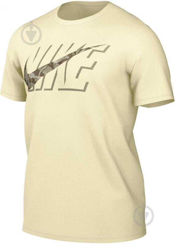 Футболка Nike DF TEE RLGD CAMO DZ2741-113 р.S бежевий - фото 1