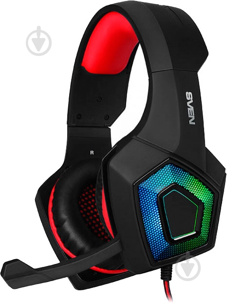 Наушники Sven AP-U880MV black/red - фото 1 Наушники Sven AP-U880MV black/red - фото 1