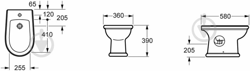 Биде EGO LOGIC DINA B 1078 - фото 2