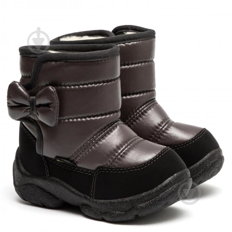 Сапоги зимние для девочек Oldcom LILA размер 28 [019] Black - фото 4