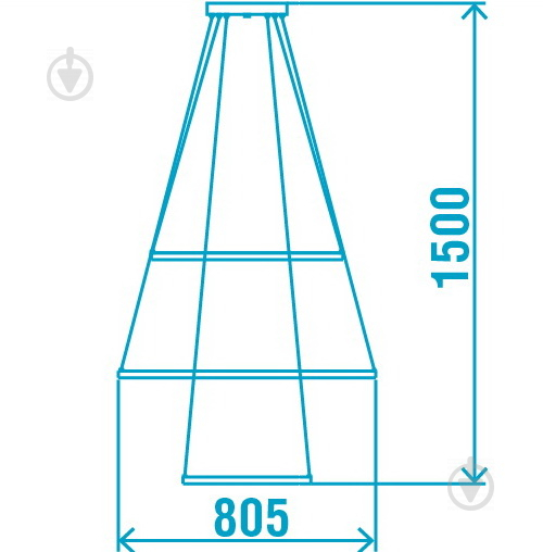 Люстра светодиодная Victoria Lighting 100 Вт серебряный Space/SP3 - фото 2