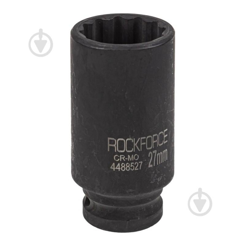 Головка ударная глубокая 27 мм (12 г.), 1/2'' ROCKFORCE 1 шт. RF-4488527 - фото 1