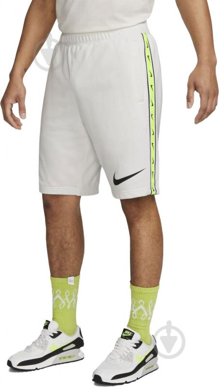 Шорты Nike M NSW REPEAT SW FT SHORT FJ5317-121 р. M бежевый - фото 1