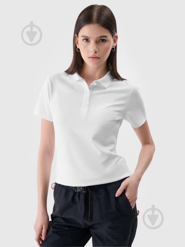 Поло 4F POLO SHIRT F365 4FWMM00TPTSF365-10S р.L білий - фото 1