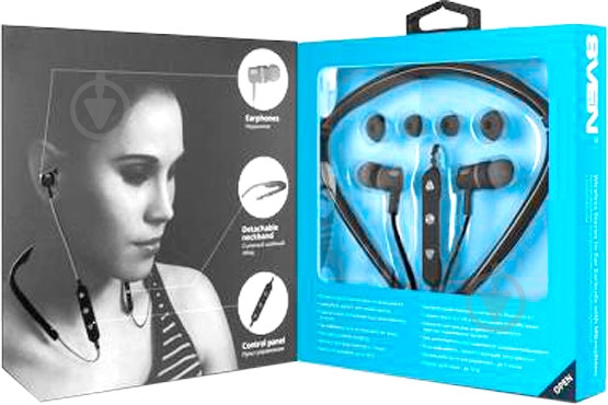 Наушники Sven E-215B black Bluetooth - фото 3