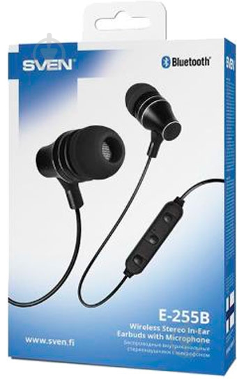 Наушники Sven E-255B black Bluetooth - фото 7