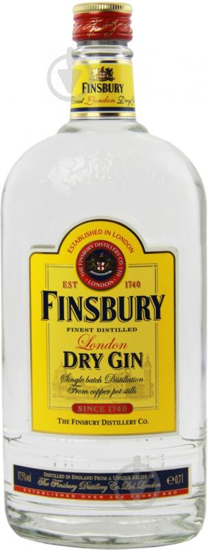 Джин Finsbury London Dry Gin 0,7 л - фото 1