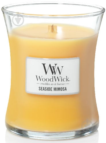 Свеча ароматическая Woodwick Medium Seaside Mimosa 275 г - фото 1