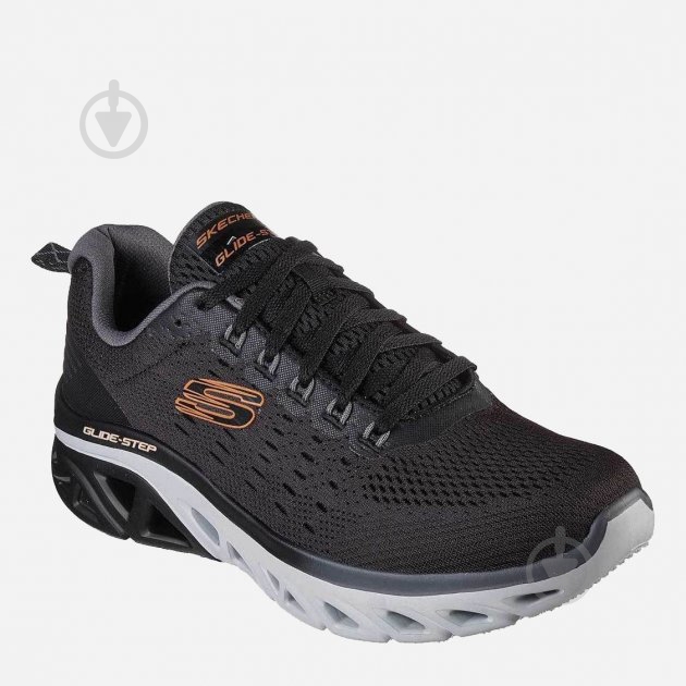 Кросівки чоловічі демісезонні Skechers 232269 BKCC р.46 чорні - фото 5