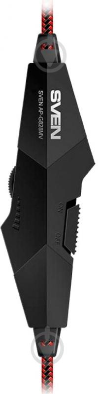 Наушники Sven AP-G828MV black/red - фото 3