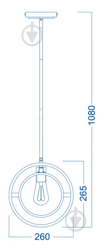 Люстра підвісна Victoria Lighting 3xE27 коричневий Dorian/SP3 - фото 2