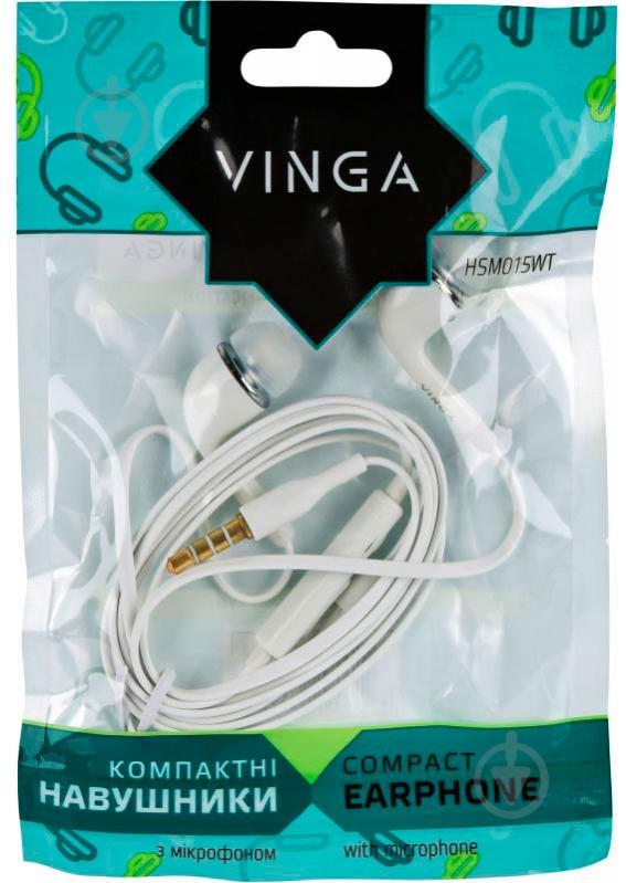 Наушники Vinga HSM015 white HSM015WT - фото 4