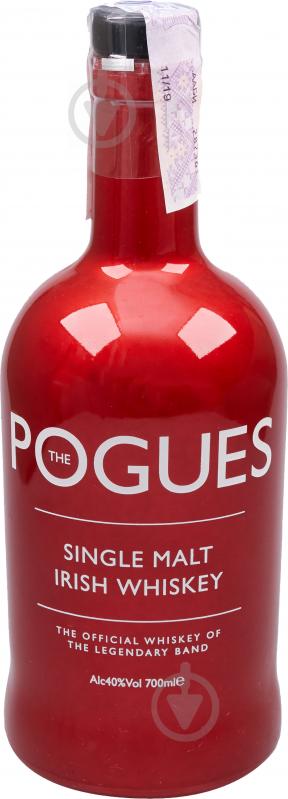 Віскі The Pogues SingleMalt Irish Whiskey 0,7 л - фото 1