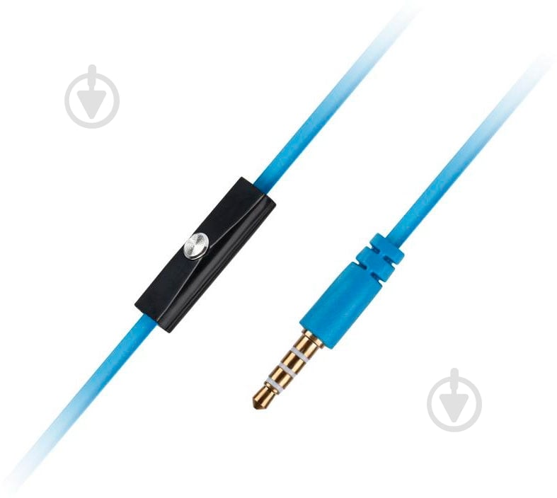 Наушники Vinga HSM016 black/blue HSM016BL - фото 3
