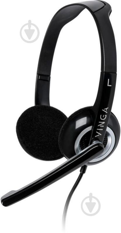 Гарнитура Vinga HSU60 black HSU60BK - фото 1