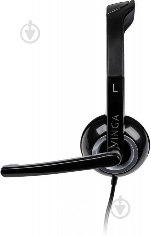 Гарнитура Vinga HSU60 black HSU60BK - фото 2