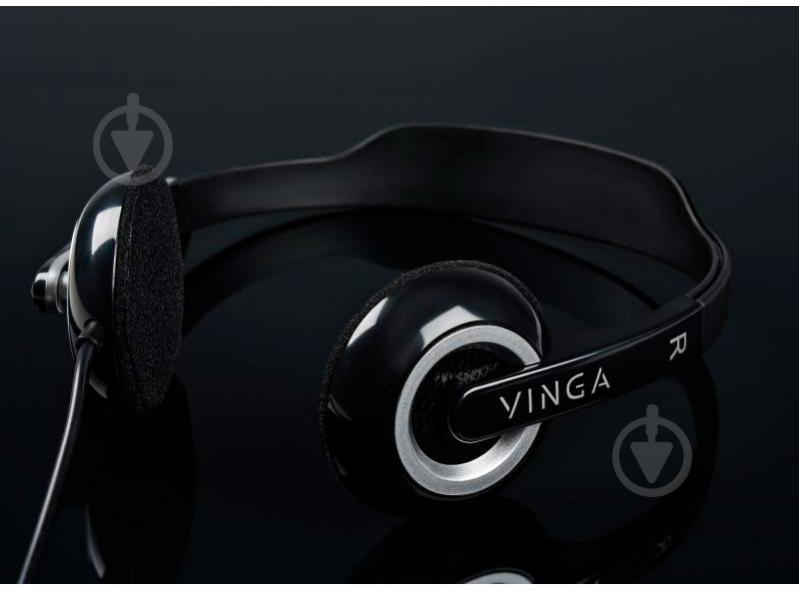 Гарнитура Vinga HSU60 black HSU60BK - фото 7