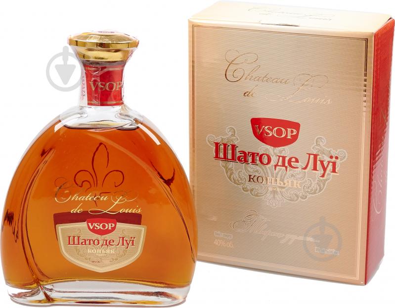 Коньяк Chateau de Louis VSOP в коробці 0,5 л - фото 1 Коньяк Chateau de Louis VSOP в коробці 0,5 л - фото 1
