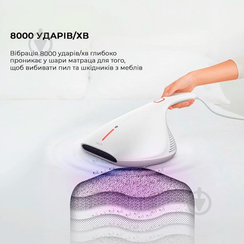 Пылесос Deerma Handheld Anti-mite Vacuum Cleaner CM800 white - фото 3