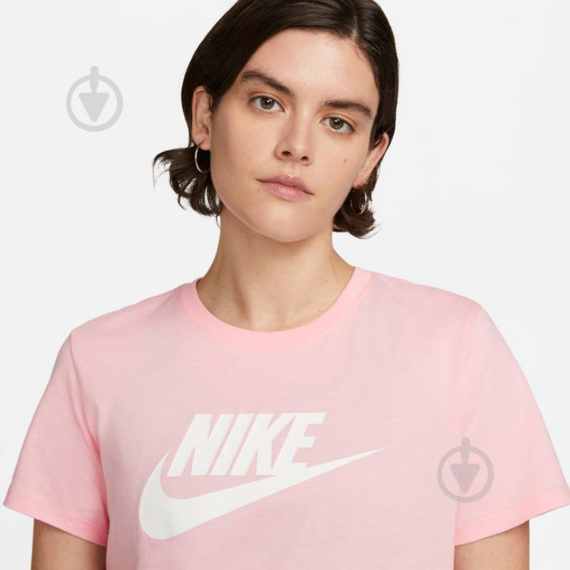 Футболка Nike W NSW TEE ESSNTL ICN FTRA DX7906-690 р.L розовый - фото 3