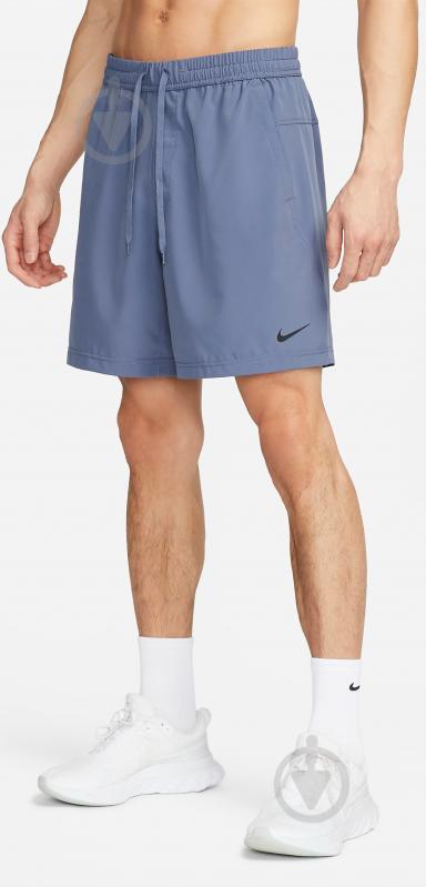 Шорты Nike DF FORM 7IN UL SHORT DV9857-491 р. M синий - фото 1