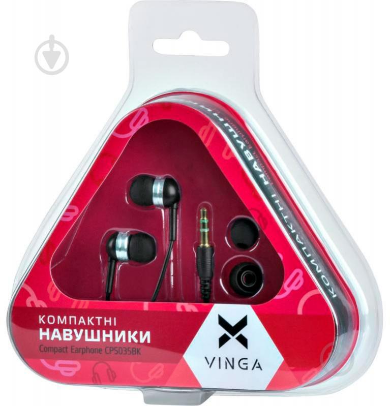 Наушники Vinga CPS035 black CPS035BK - фото 5