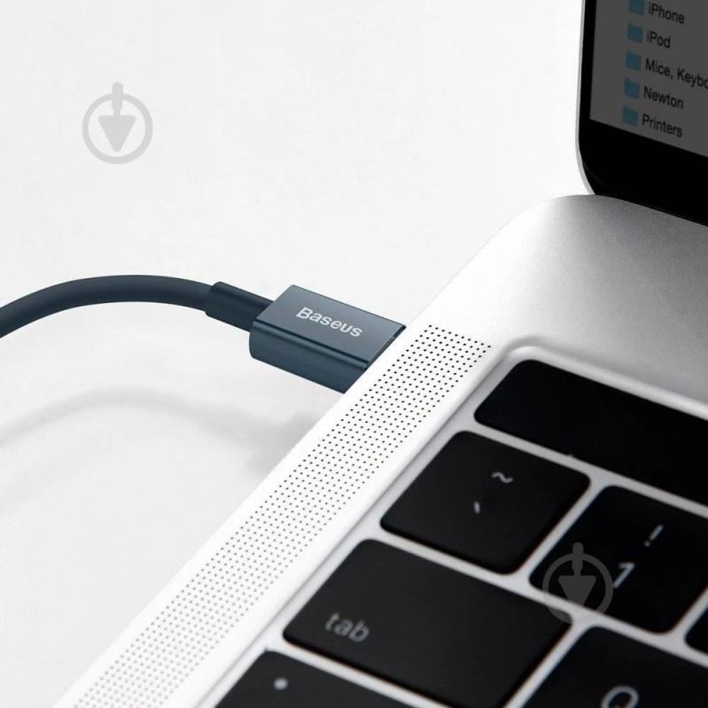 Кабель BASEUS Superior Series Fast Charging Data Cable Type-C to iP PD 20 W 2 м синий (CATLYS-C03) - фото 4