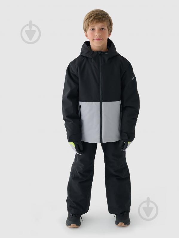 Куртка 4F TECHNICAL JACKET M533 4FJWAW24TTJAM533-25S р.140 серый - фото 3 Куртка 4F TECHNICAL JACKET M533 4FJWAW24TTJAM533-25S р.140 серый - фото 3