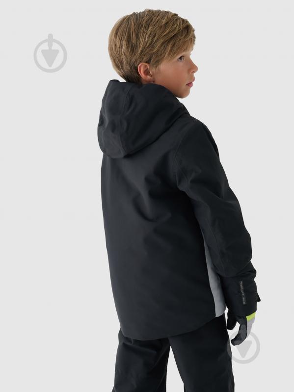 Куртка 4F TECHNICAL JACKET M533 4FJWAW24TTJAM533-25S р.140 серый - фото 4 Куртка 4F TECHNICAL JACKET M533 4FJWAW24TTJAM533-25S р.140 серый - фото 4