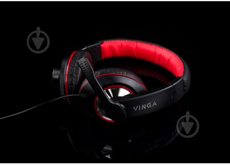 Навушники Vinga HSU040 black/red HSU40BK - фото 12 Навушники Vinga HSU040 black/red HSU40BK - фото 12