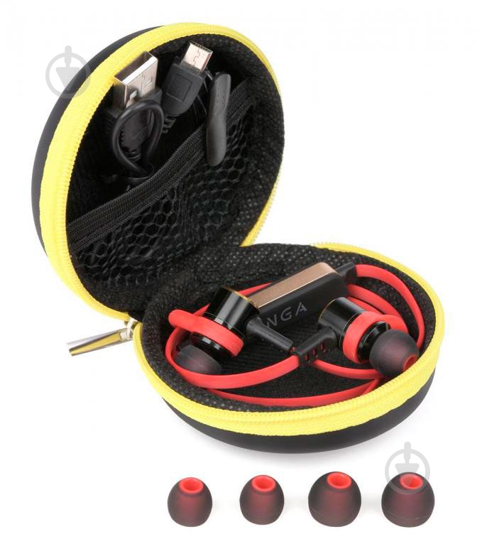 Bluetooth-гарнитура Vinga EBT050 red EBT050RD - фото 7