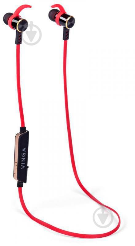 Bluetooth-гарнитура Vinga EBT050 red EBT050RD - фото 2
