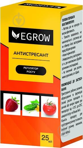 Биостимулятор роста растений Egrow Egrow антистресант 25 мл - фото 1